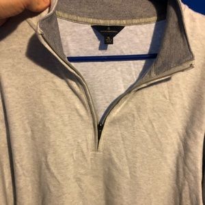 Brooks Brothers Grey quarter zip.
